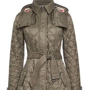 Burberry Finsbridgle Belted Quilted Jacket